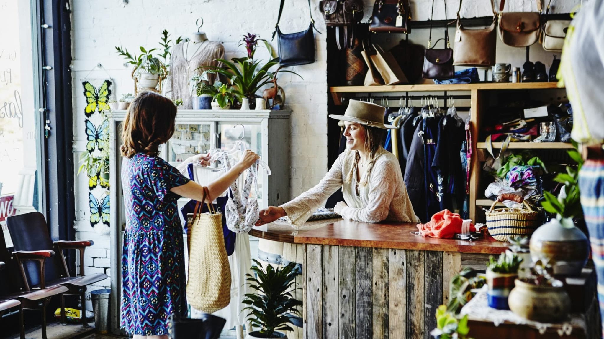 Munich buying at small shop